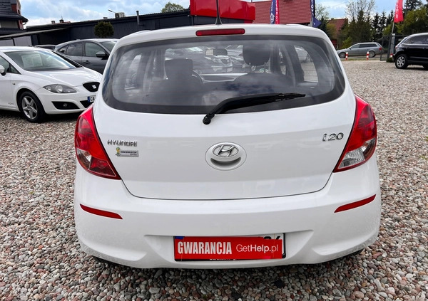 Hyundai i20 cena 24900 przebieg: 186000, rok produkcji 2014 z Ryn małe 497